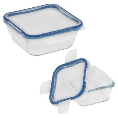 Snapware® Total Solution® Pyrex® Glass 4-piece Square Food Storage Val