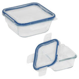 Total Solution™ Pyrex® Glass 4-pc Square Food Storage Set